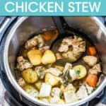CHICKEN AND POTATO STEW IN AN INSTANT POT