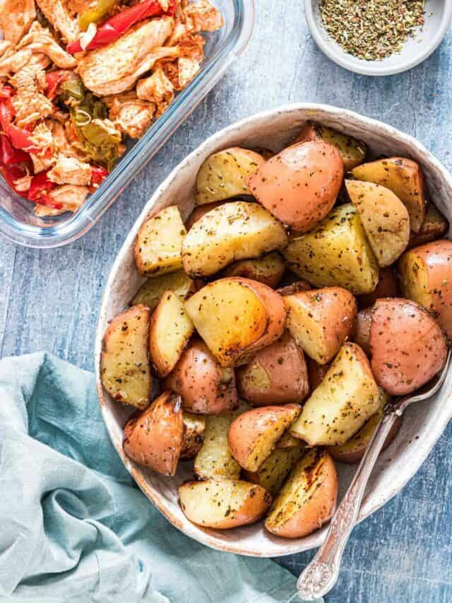 Foil Pack Grilled Red Potatoes Story