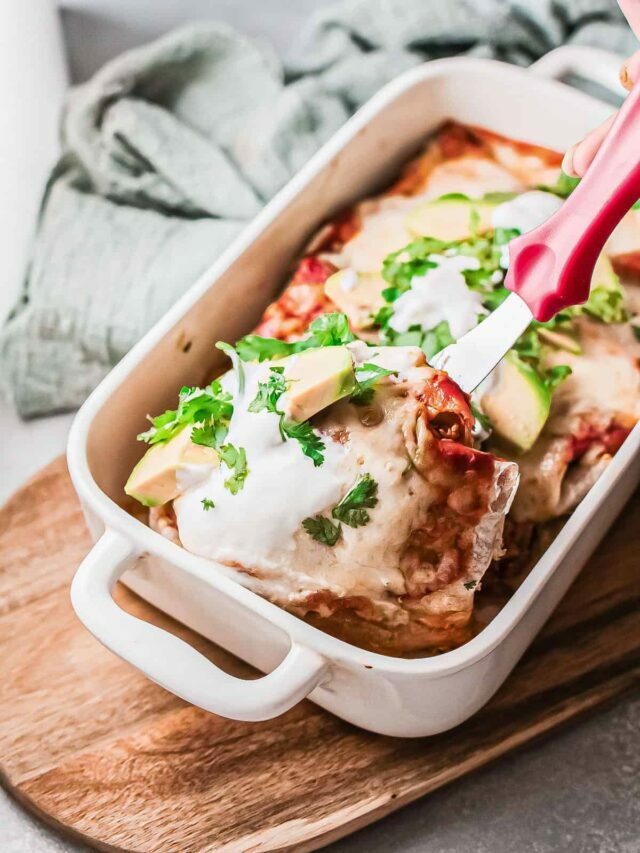 Slow Cooker Delicious Chicken Enchiladas Story