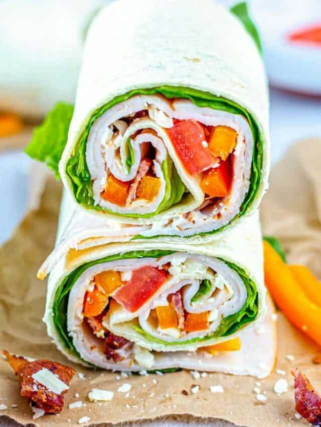 Chicken Ranch Wrap With Bacon Story