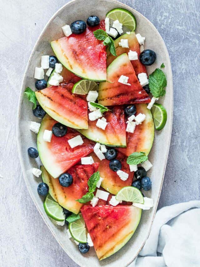 Grilled Watermelon Salad Story