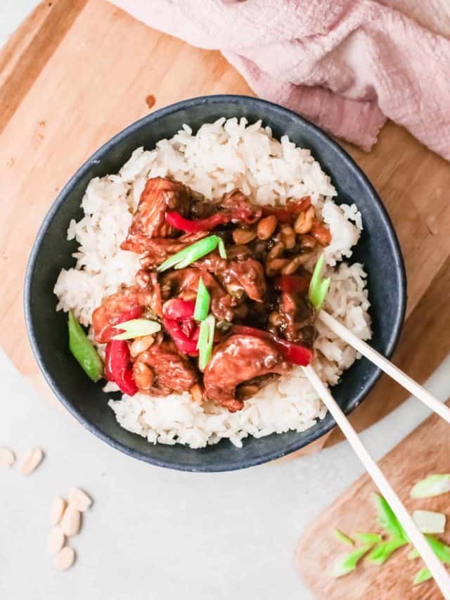Easy Kung Pao Chicken Story