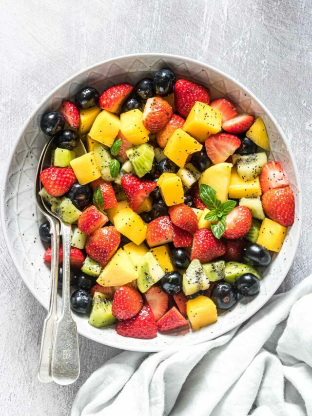 Yummy Fruit Salad With Poppy Seed Dressing  Story