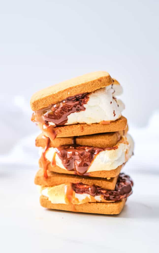 mexican smores stack on a table
