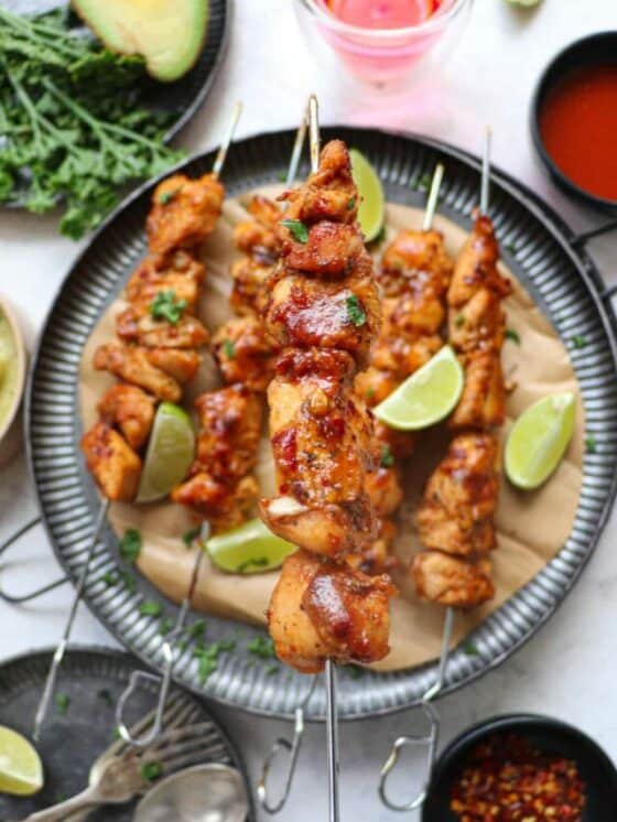 Easy Chicken Satay With Avocado Sauce Recipe Story