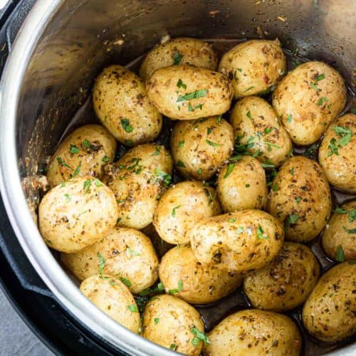 Instant Pot Baby Potatoes - The Busted Oven