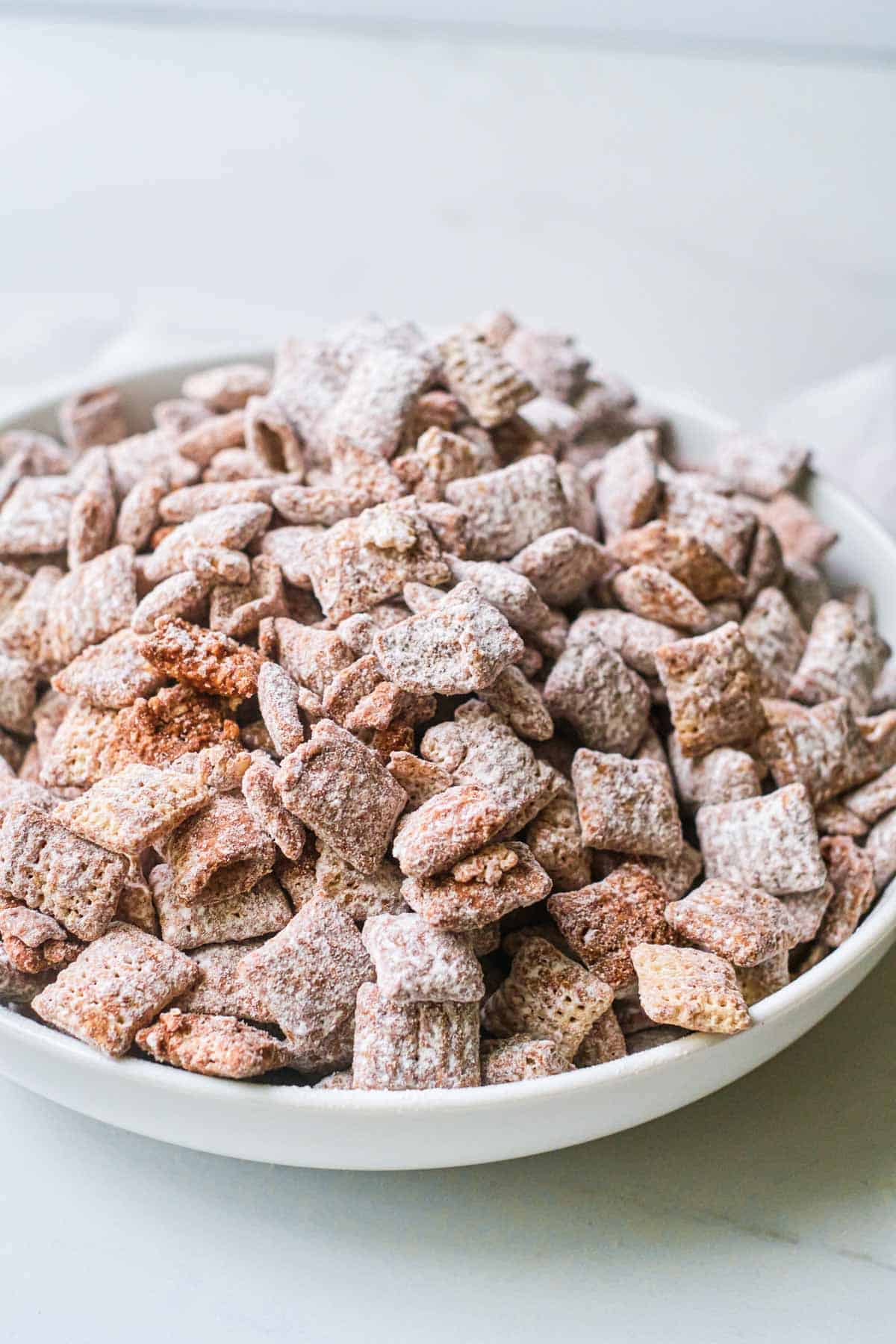 the completed puppy chow recipe