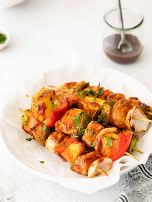 Pineapple Grilled Chicken Kabobs Recipe Story