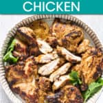 chopped chipotle chicken in a dish