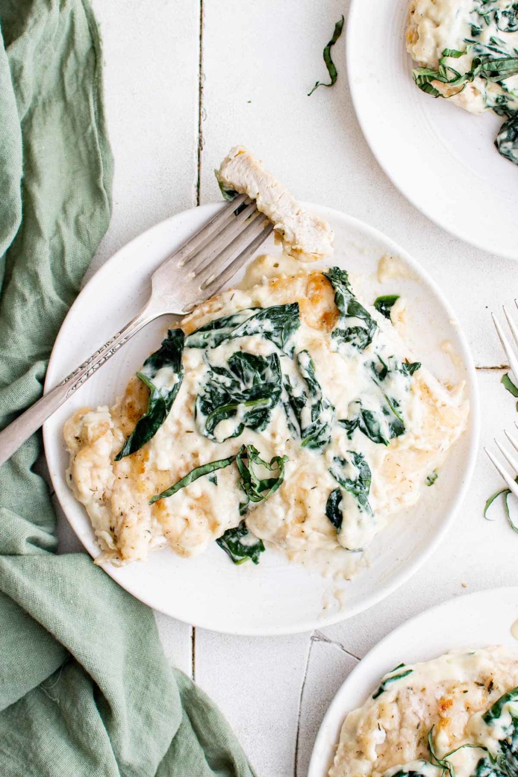 Creamy Chicken Florentine - Budget Delicious