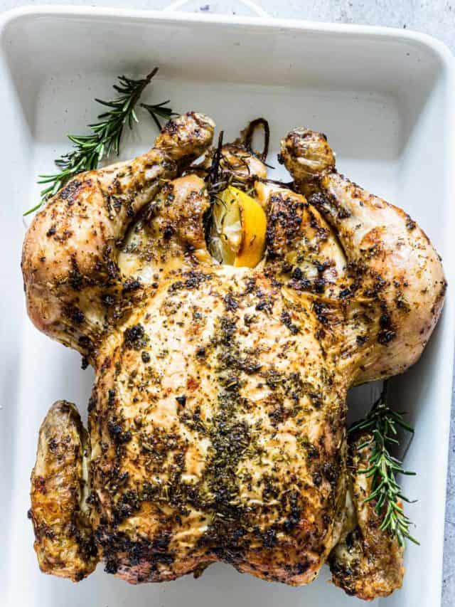 How To Roast A Chicken Story - Budget Delicious