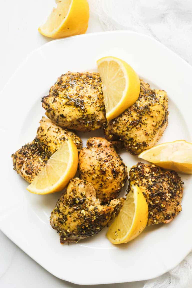 Lemon Pepper Chicken Thighs - Budget Delicious