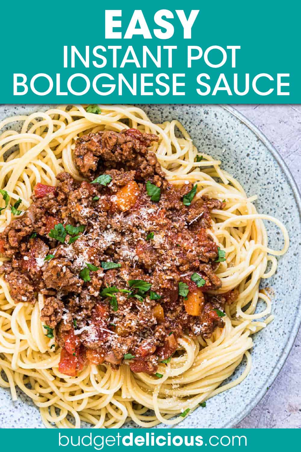 Instant Pot Bolognese Sauce - Budget Delicious