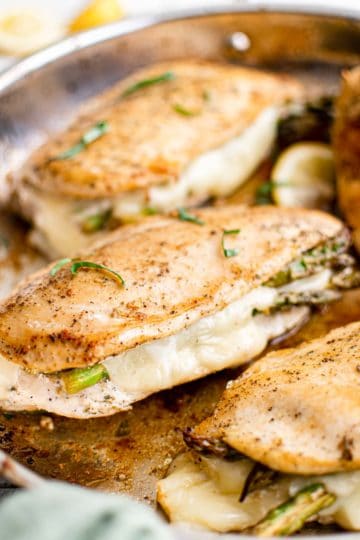Asparagus Stuffed Chicken Breast - Budget Delicious