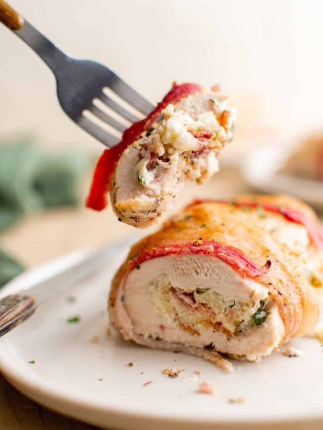 Stuffed Chicken Breast Wrapped in Bacon Story