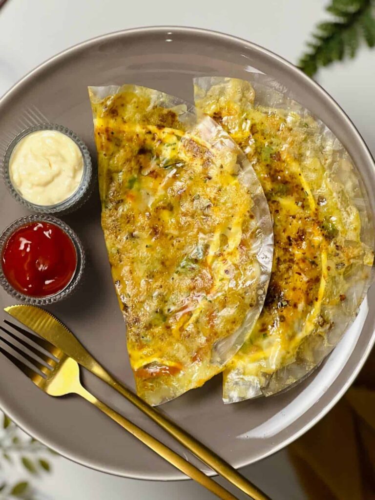 rice paper omelet